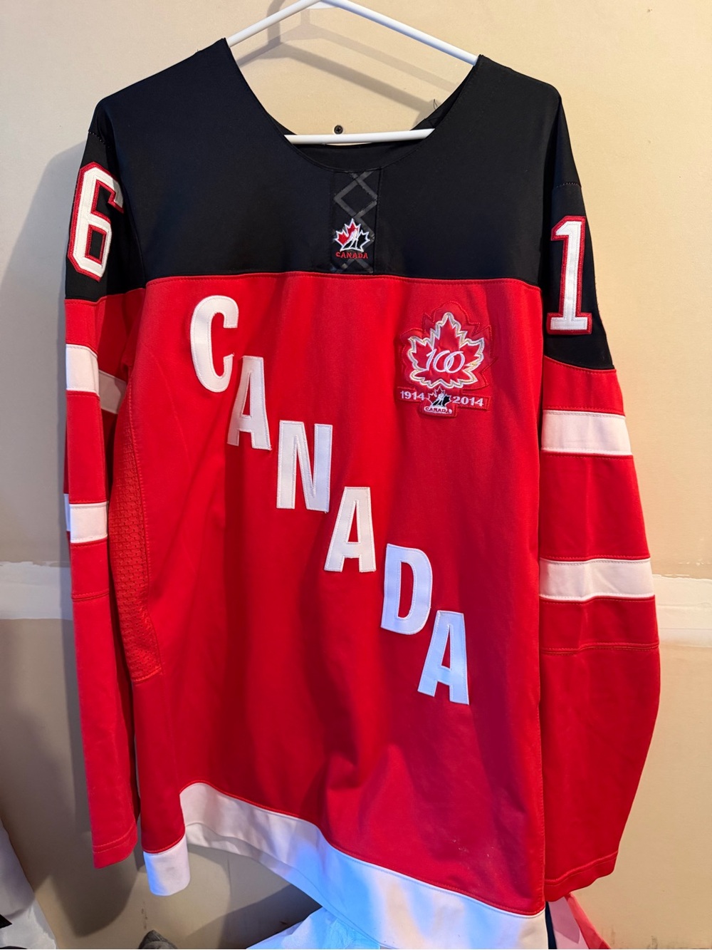Team Canada (Red) - 100th Anniversary Hockey Jersey - Jonathan Toews